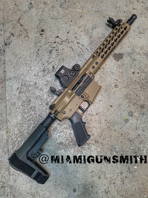 After — AR-15 — O.D. Green & Graphite Black