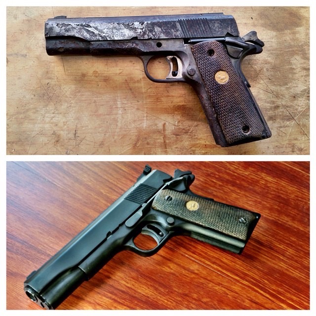 After — Custom slide milling & RMR cutout